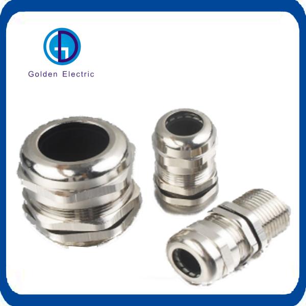 Jx IP68 Brass EMC Anti-Magnet Cable Gland -40-100 Thread Length Standard Customization