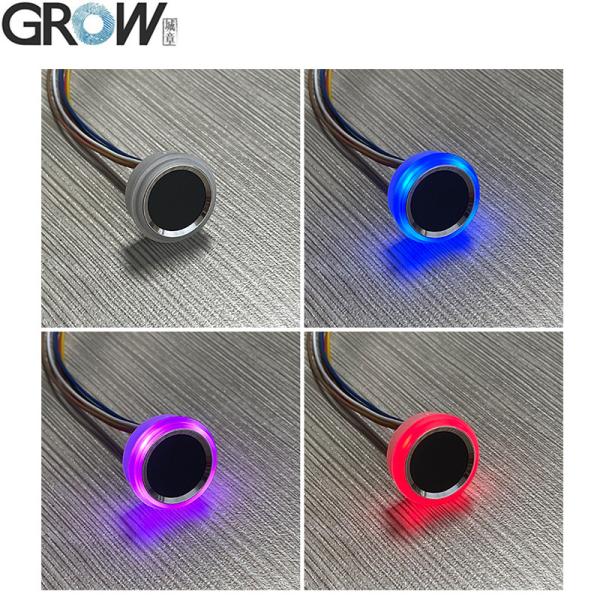 GROW K215-V1.3+R502-F Плата управления доступом по отпечатку пальца с самоблокирующимся релейным выходом DC10-30V + R502-F Водонепроницаемый маленький модуль отпечатков пальцев