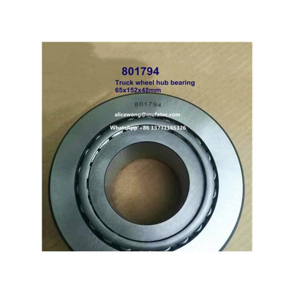801794 rodamientos de ruedas de camiones rodamientos de rodillos cónicos 65*152*48mm