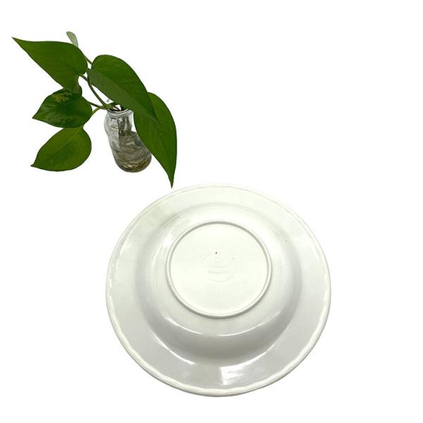 Round 7 Inch Melamine Salad Plate Dinnerware Tasteless For Hotels