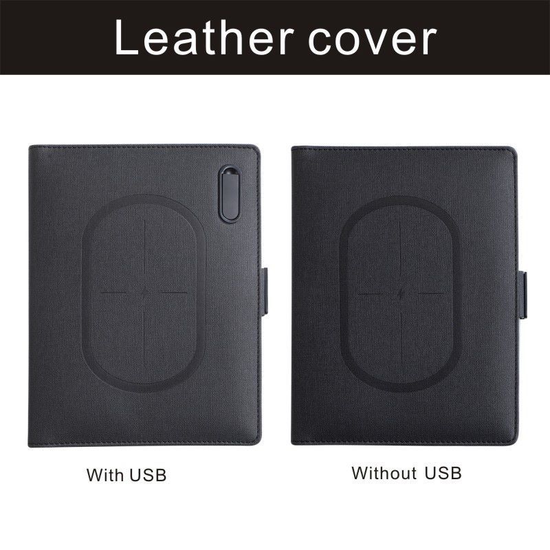 OEM A5 Microfiber PU Power Bank Notebook Wireless Charging 16GB USB