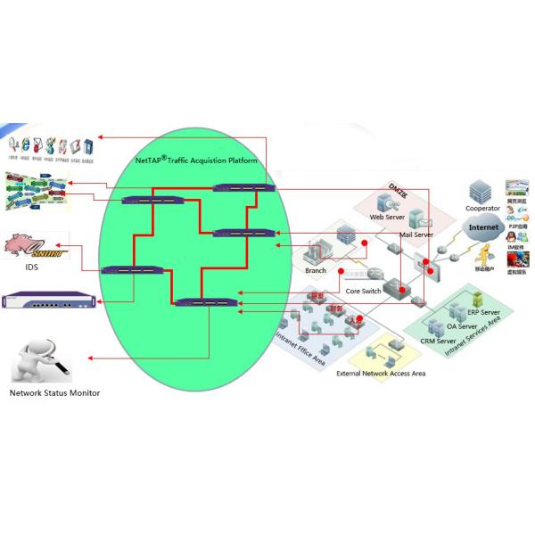 Equipamento do controle da visibilidade dos dados da rede da SOLUÇÃO de NetTAP® de Cloud Computing