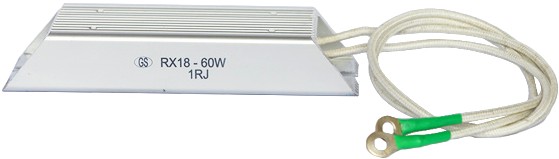 RX18 60W 1RJ Rripple Wirewound Resistor Dummy Load Resistor