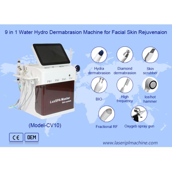 8 In 1 Bipolar RF Oxygen Facial Whitening Lifting Beauty Machine