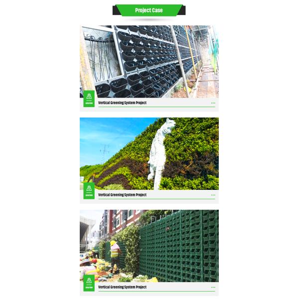 Uv Protect Green Wall System Vertical Garden Pot Planter Tower Liner Back Outdoor for Gardens