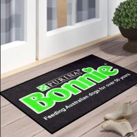 Nylon Impresso Bem-vindo Logotipo Personalizado Almofada Porta Almofada Nitril Borracha de Volta