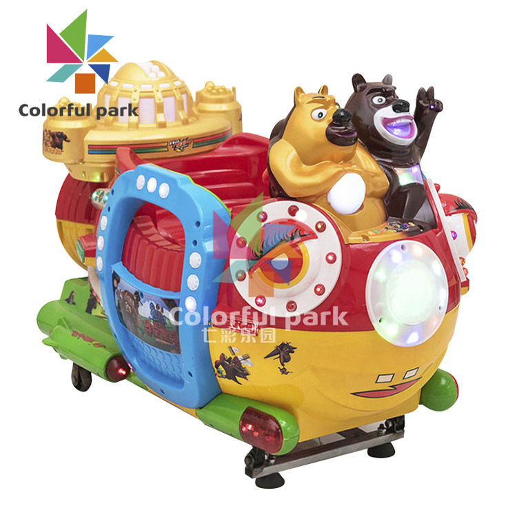 Масленица Kiddie тематического парка едет езда Kiddie медведя животная для игрока 2
