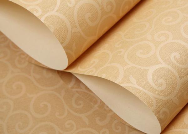 Waterproof Living Room Wallpaper / Modern Embossed Wallpaper 0.53*10M , Good Lightfastness