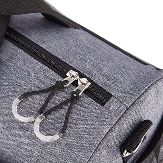 Oxford Polyester Gym Sports Duffle Bags With Wet Pocket