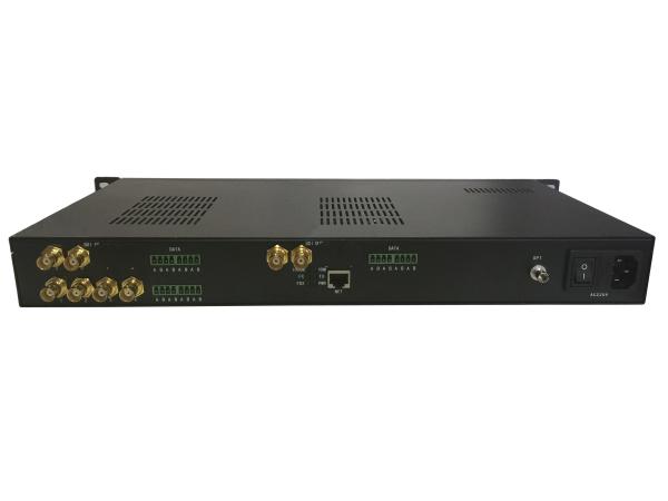 6-ch forward and 2-ch reverse broadcast 3G-SDI Extender over Fiber Optic cable