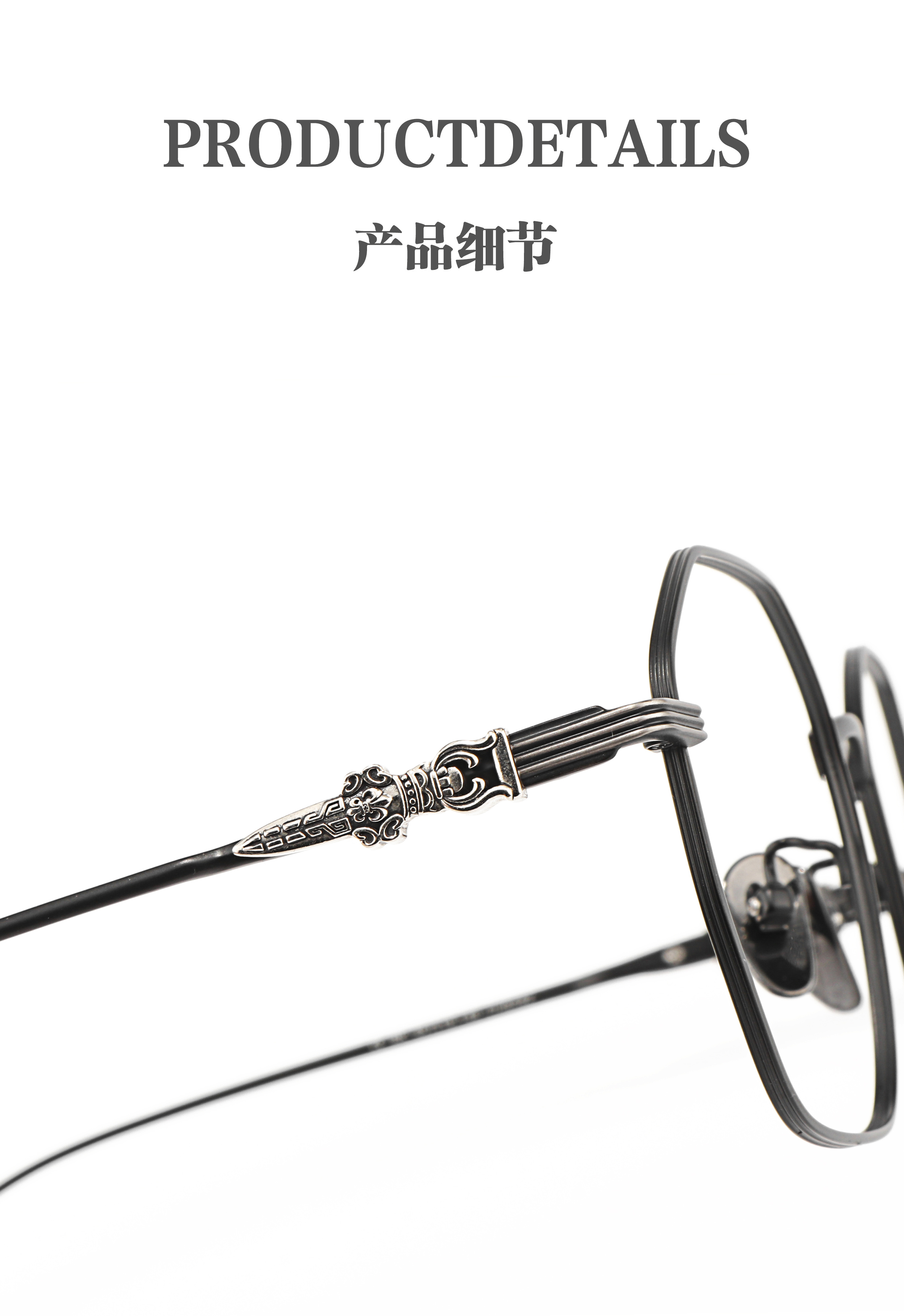 Fine Framed Pure Titanium Luxury Brand Optical Prescription Presbyopia Polygon Fashion for Men Kitchen Design Male Glasses Shop