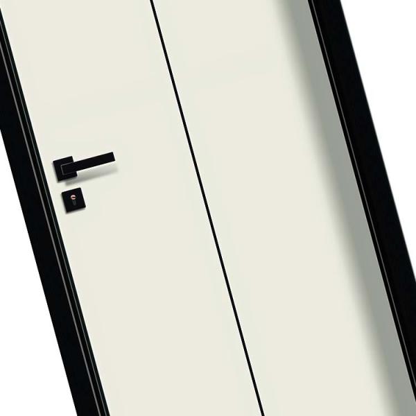 межкомнатная дверь MDF звукоизоляционного 50mm меламина 38dB деревянная с рамкой