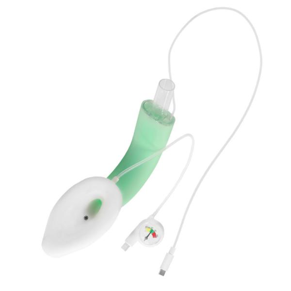 Masque laryngé vidéo à double lumière de qualité médicale pour enfants et personnes âgées avec conception anti-reflux à double canal OEM ODM