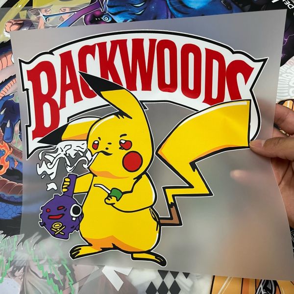 Wholesale Custom Monkey D Luffy design SUPER DTF Heat Transfer Stickers Direct To Film Ready to Press Bulk Heat Press Printing for Apparel T Shirts Fast Global Shipping