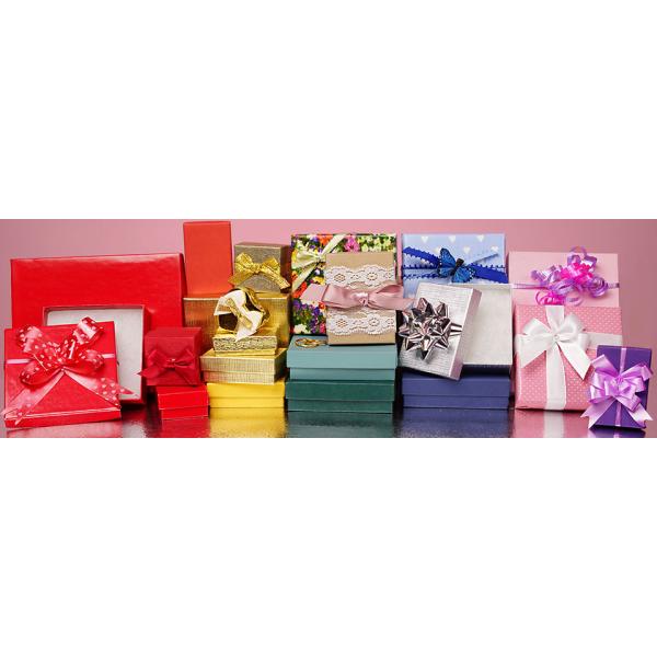 Pretty Paper Watch Necklace Jewelry Box , Heavy Cardboard Jewellery Packaging Boxes