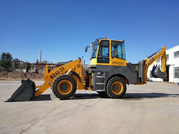Carregador dianteiro completo da pá do Backhoe hidráulico de 1600KGS WZ25-16 para a venda