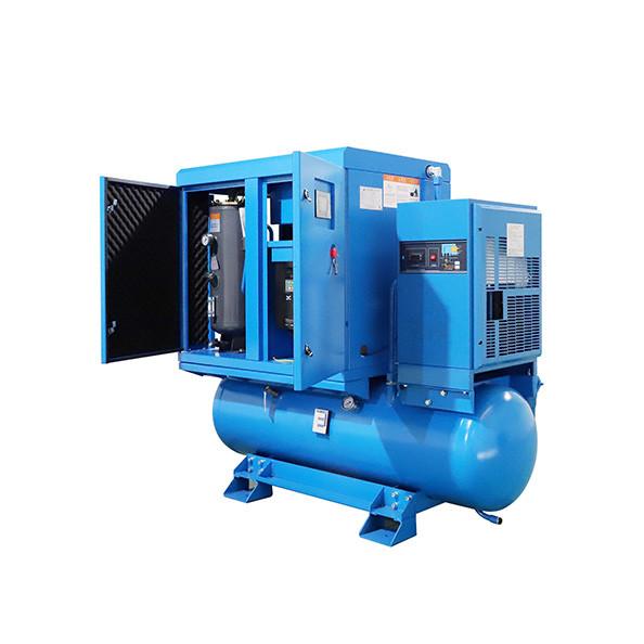 Intergrated 4 In 1 Screw Air Compressor IP54 / IP23 16bar air compressor for laser cutter