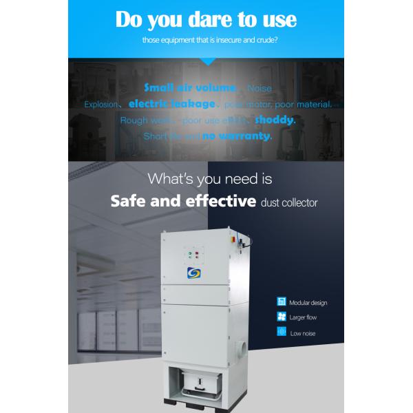 Smoke Purifier Industrial Dust Extractor For Laser Cutting Energy Mining