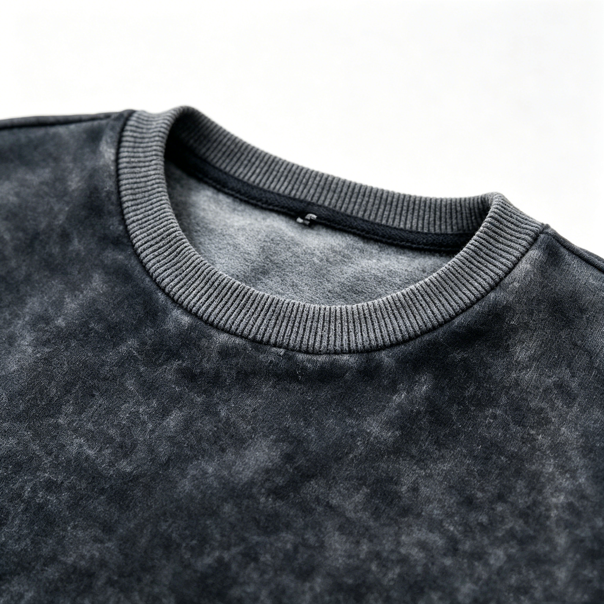 351GSM - 400GSM Sand Wash Hoodie Crew Neck Drop Shoulder Combed Cotton Street Sweatshirt