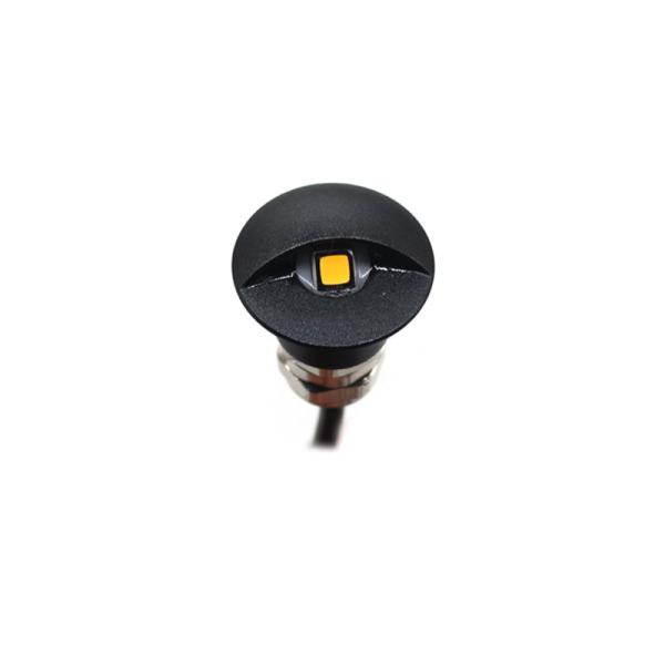 Halfmoon Eyeblid RGB Recessed Stair Lights For Patio