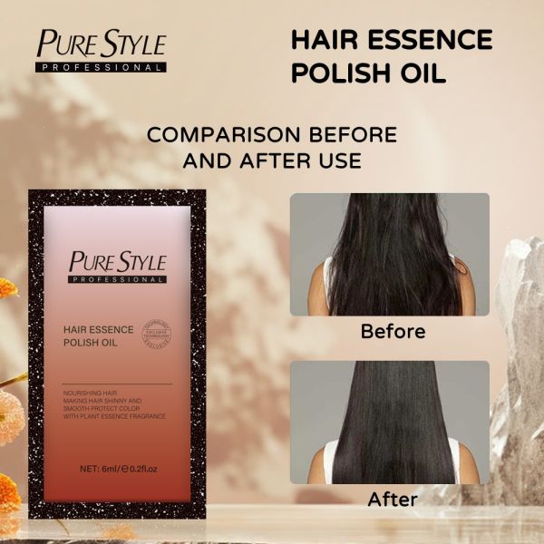 Moisturizing 6ml Hair Oil Hair Essence Polish for Repairing Split Ends and Damaged Hair OEM Hair Dye Factory