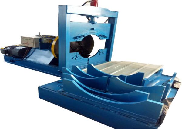 machine taillante de tuyau central de taille de 1140mm pour une finition de fin de pièce en t de coudes