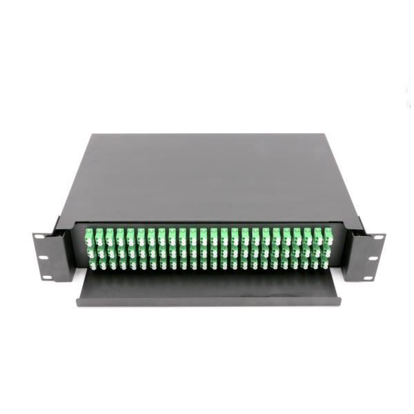 144 core Fiber Optic Terminal Box LC ODF Rack Mount Fiber Patch Panel