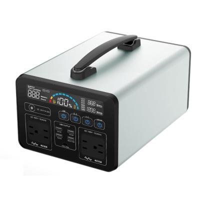1000W 1000wh 110v 220v 240v Solar Portable Power Station For Home And Outdoor Use