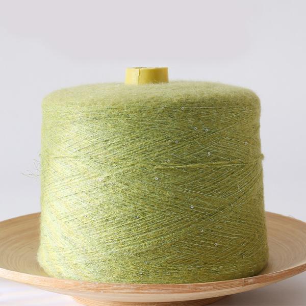 Macrame Dyed Acrylic Blend Yarn Cashmere Like Knitted Fancy 2/36Nm