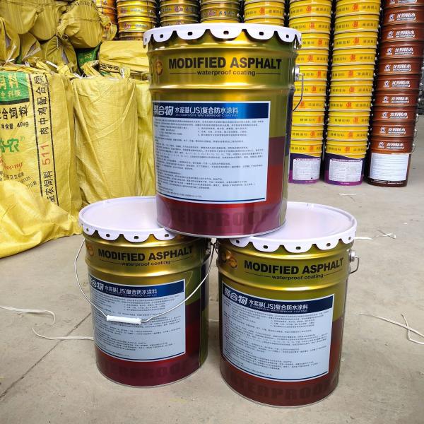 Industrial Acrylic Modified Cementitious Waterproofing JS Waterproof Coating With Strong Adhesion Chemical Resistance