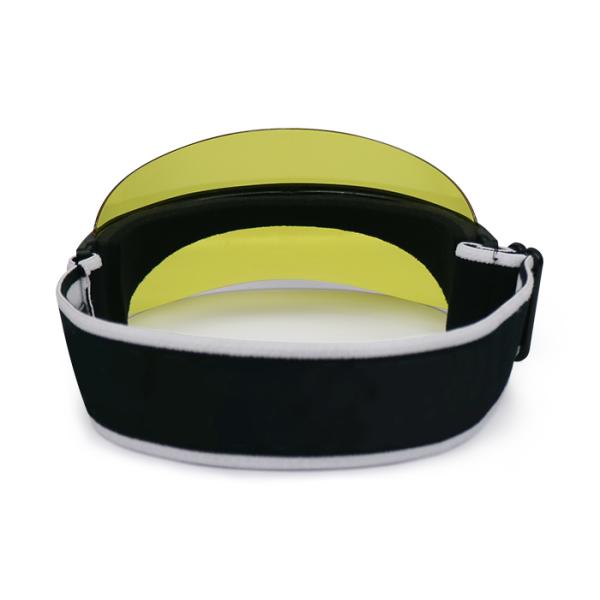 Зеленая регулируемая крышка забрала Солнца с UV50+ покрасила ленту жаккарда эластичную