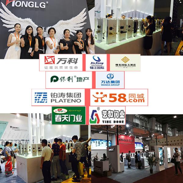 ABS дверной замок аксессуар DND панель с дверным звонком черный / коричневый цвет