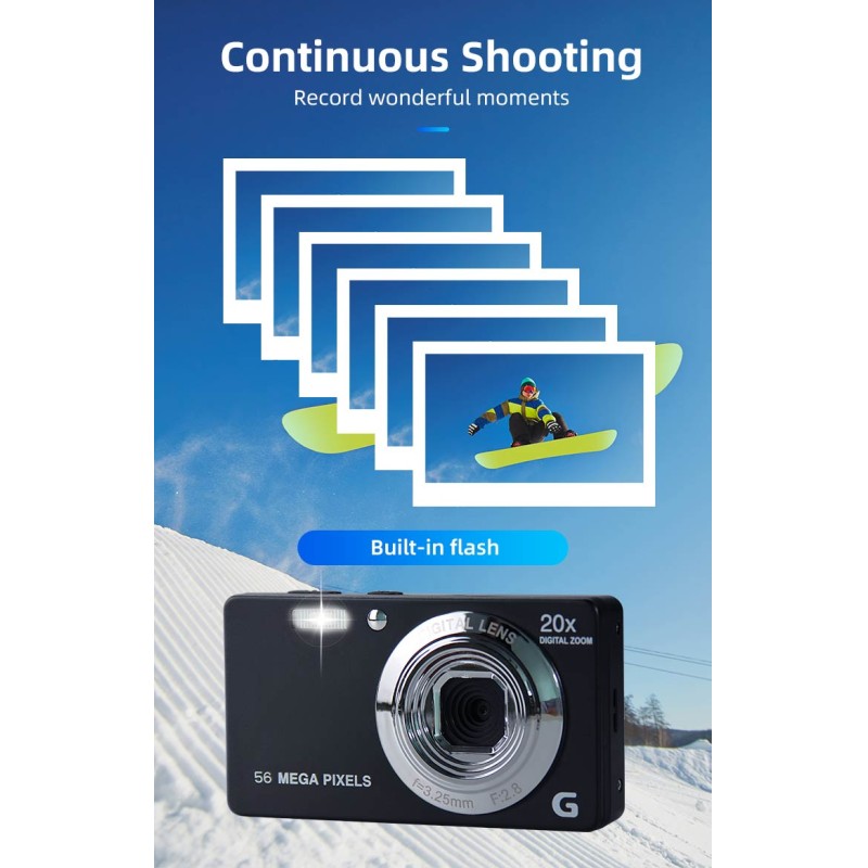 Video Cameras Vlogging Camera 4K Professional Digital Handy Camcorder for Youtube