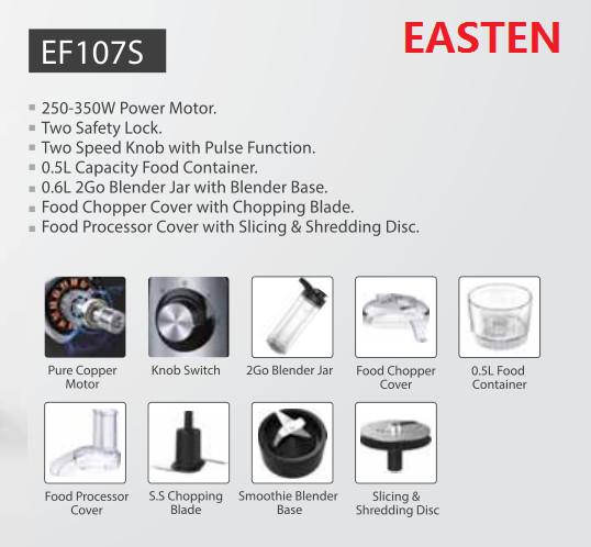Easten Electric Mini Chopper 350W/ Mini Food Chopper With Sports Blender Cup/ Food Processor of Meat Mincer