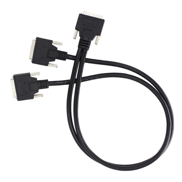 IP67 Molding Screw 68 Pin SCSI Cable Male To Male for Communication Data