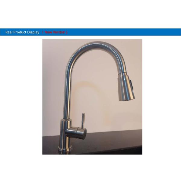 Краны кухни нержавеющей стали умной разбрызгивающей головки двойственной функции кран кухни IPX5 твердые