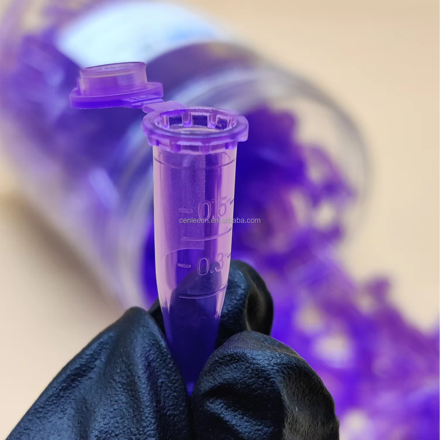 Factory Direct Laboratory Transparent Colorful Centrifugal Tube 0.2ml 0.5ml 1.5ml 2ml 10ml 15ml Micro Centrifuge Tube Pcr Tube