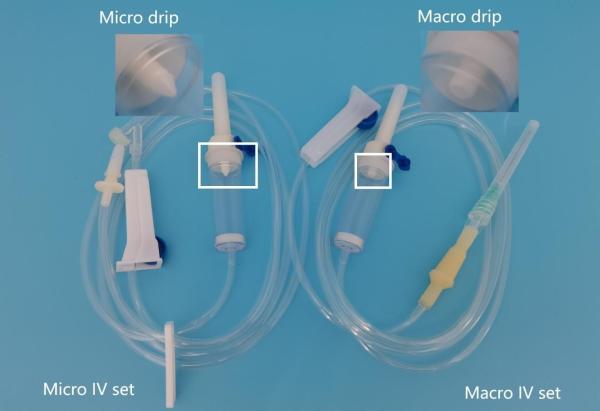 Without Airvent Spike 20 Drops/Ml 8ml Chamber Disposable Infusion Set Drip Chamber Type Luer Slip Connector