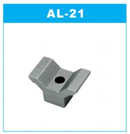 Die Casting Aluminum Tubing Joints AL-21 Tube For Connecting Two Pipes Connector
