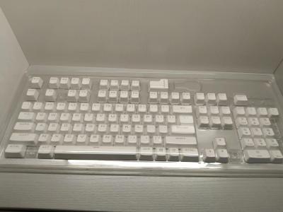 Textura branca macia macia duplo tiro PBT Keycaps 1,5 mm espessura digitação personalizada
