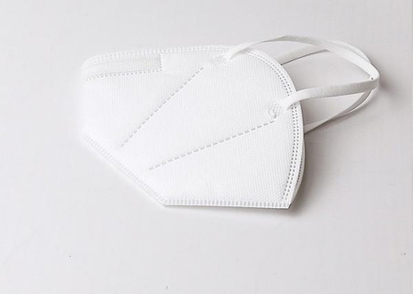 Non Woven 3 Ply Earloop Dust Mask Disposable Face Protection White Color