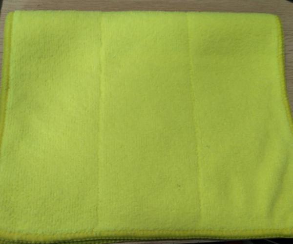 Esverdeie o espanador de poeira torcido 25*35cm de Microfiber da tela de Terry da recombinação 480gsm