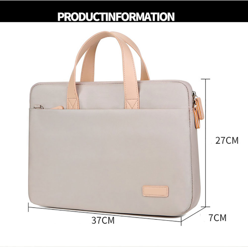 For Laudtec Custom Logo Business Travel Notebook Shoulder Bag Women's Dnb143 Portable Polyester Laptop Handbag Larger Capacity Wholesale OEM/ODM/Private Label
