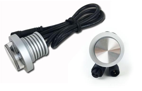 Rcessed 1W Antiglare Mini LED downlight Epistar LED Spotlight Waterproof IP67 for hotel rooms DC12V