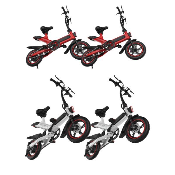 Lightweight Full Size Smart Folding Electric Bike Adjustable Seat Height