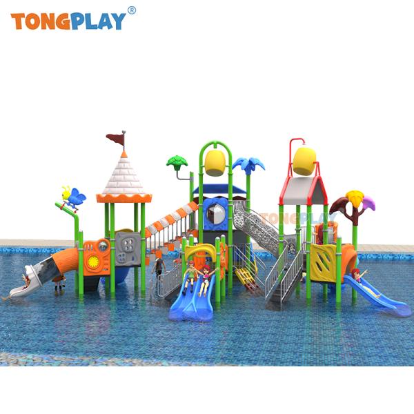 Nouveau design parc d'attractions d'été divertissement enfants terrain de jeux en plein air toboggan d'eau enfants équipement de jeu d'eau pour enfants