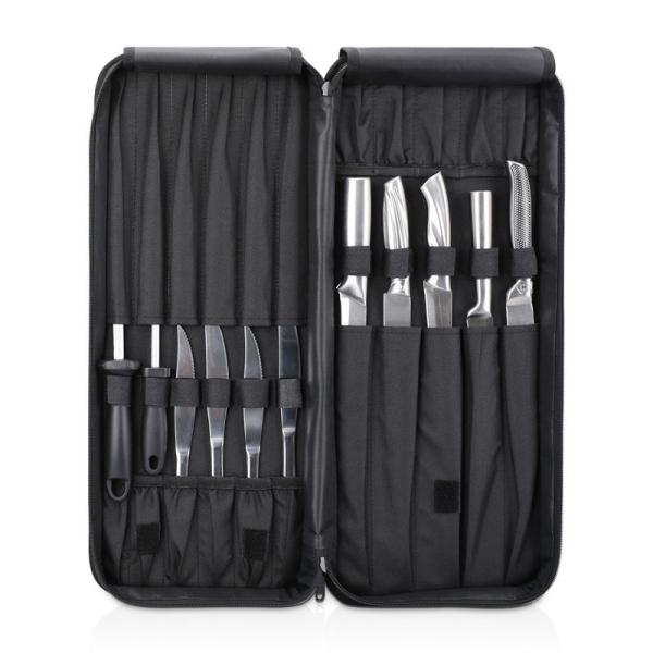 Case Knife Roll Bag Large Travel 600D Polyester  23x3x8