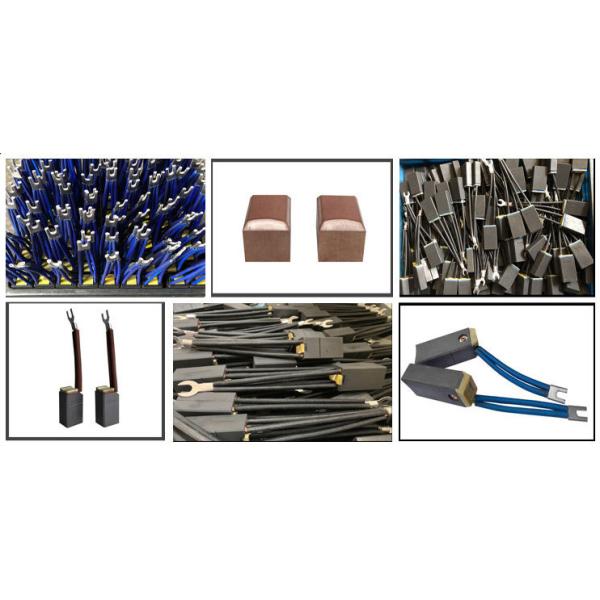 Different Material Electric Motor Carbon Brushes For Diesel Engine , Gasoline Motor