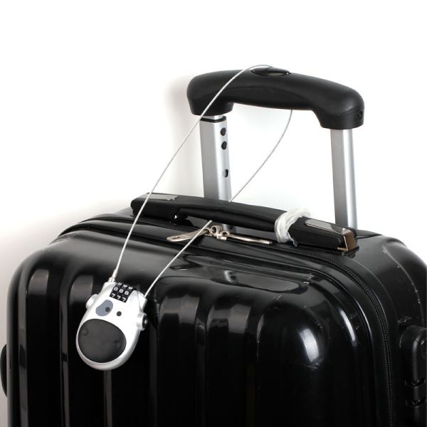 Hot Selling Rarlux F8106 ABS Outdoor 50mm Cute Telescopic Combination Code Padlock for Helmet Luggage Rack