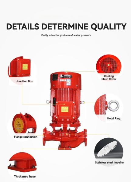 Electric Fire Fighting Pump Set XBD Vertical Single Stage